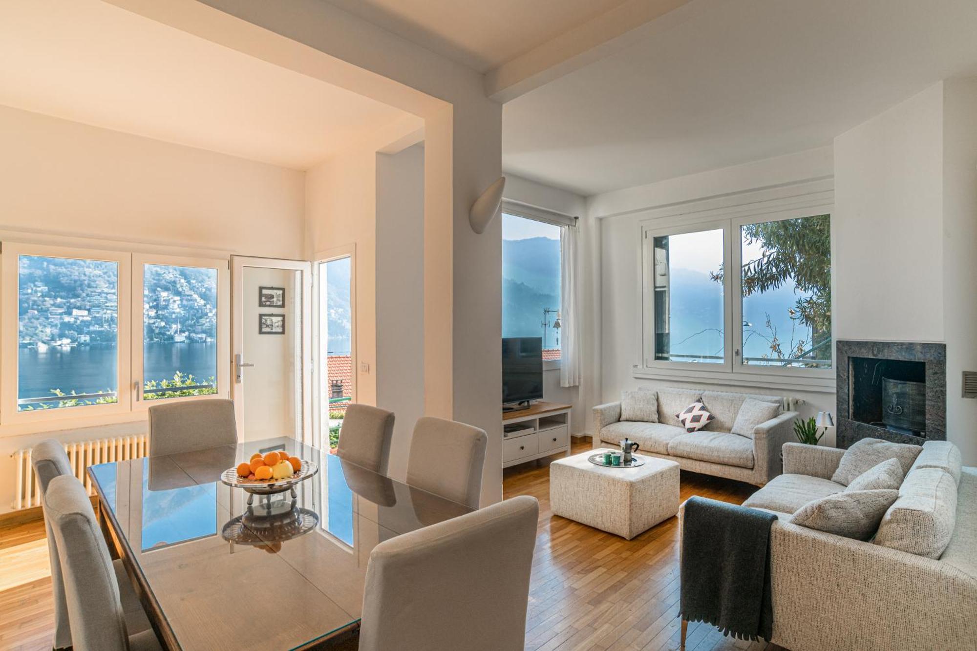 Casa Bambu - Splendida Vista Lago E Posto Auto Laglio Exteriér fotografie